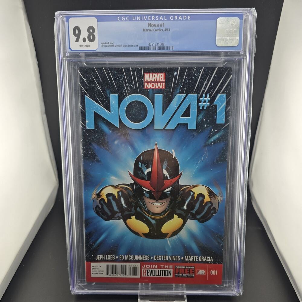Nova #1 CGC 9.8 (2013) Marvel Now! 1st Sam Alexander Solo Series Key Issue